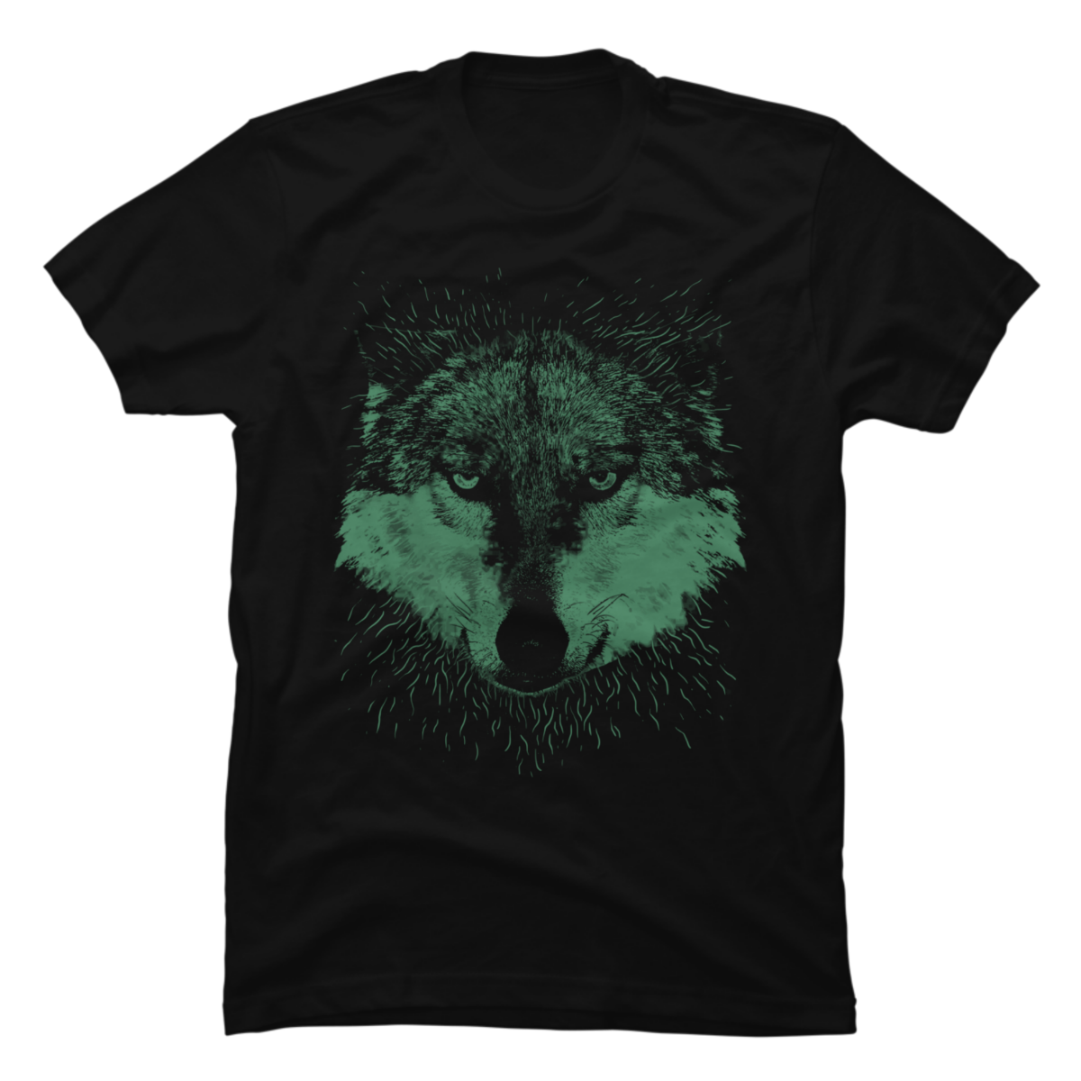 wolf head shirt